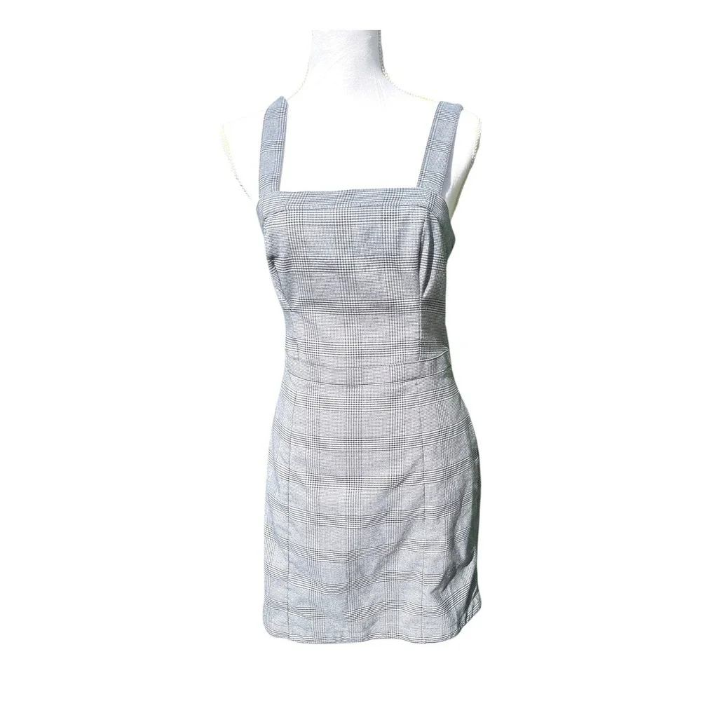 Abercrombie & Fitch Plaid Mini Dress Size Small - Picture 3 of 5